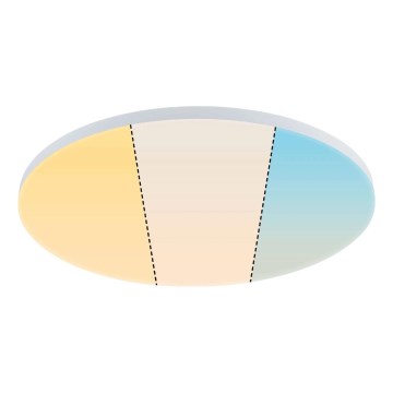 Paulmann 79894 - LED/38W plafonsko svetlo VELORA 230V 3000/4000/6500K Ø 60 cm belo