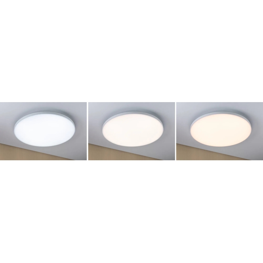 Paulmann 79894 - LED/38W plafonsko svetlo VELORA 230V 3000/4000/6500K Ø 60 cm belo