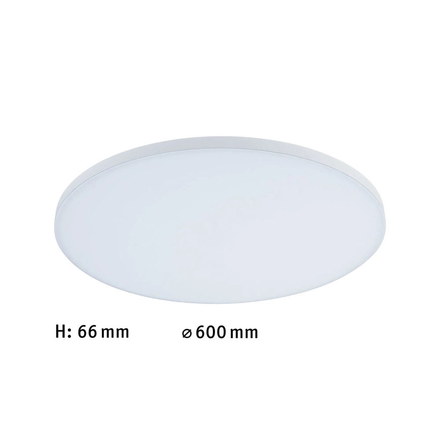 Paulmann 79894 - LED/38W plafonsko svetlo VELORA 230V 3000/4000/6500K Ø 60 cm belo