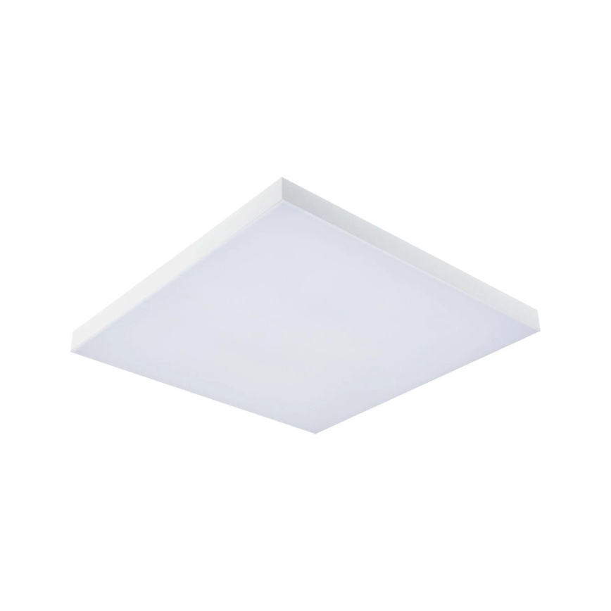 Paulmann 79910 - LED/31W RGBW prigušiva stropna svetiljka LORIA 230V 3000-6500K 59,5x59,5 cm bela + daljinski upravljač