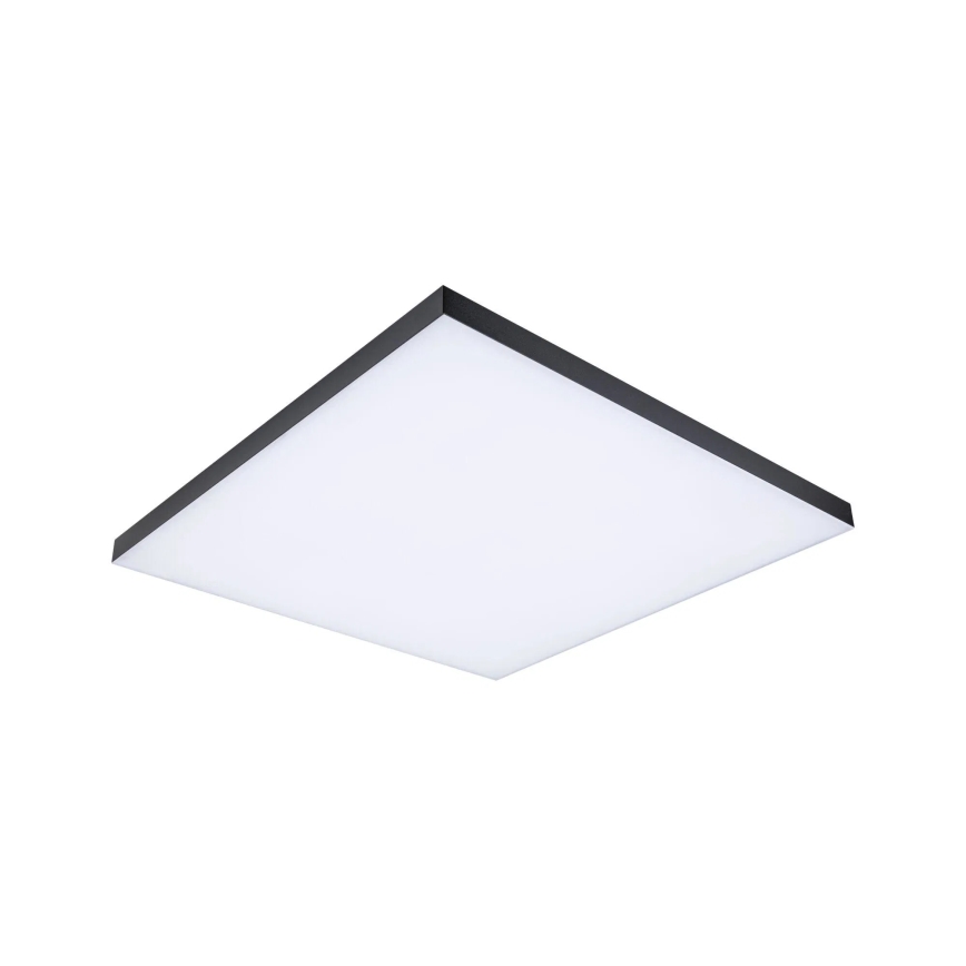 Paulmann 79913 - LED/31W RGBW prigušiva plafonska svetiljka LORIA 230V 3000-6500K 59,5x59,5 cm crna + daljinski upravljač