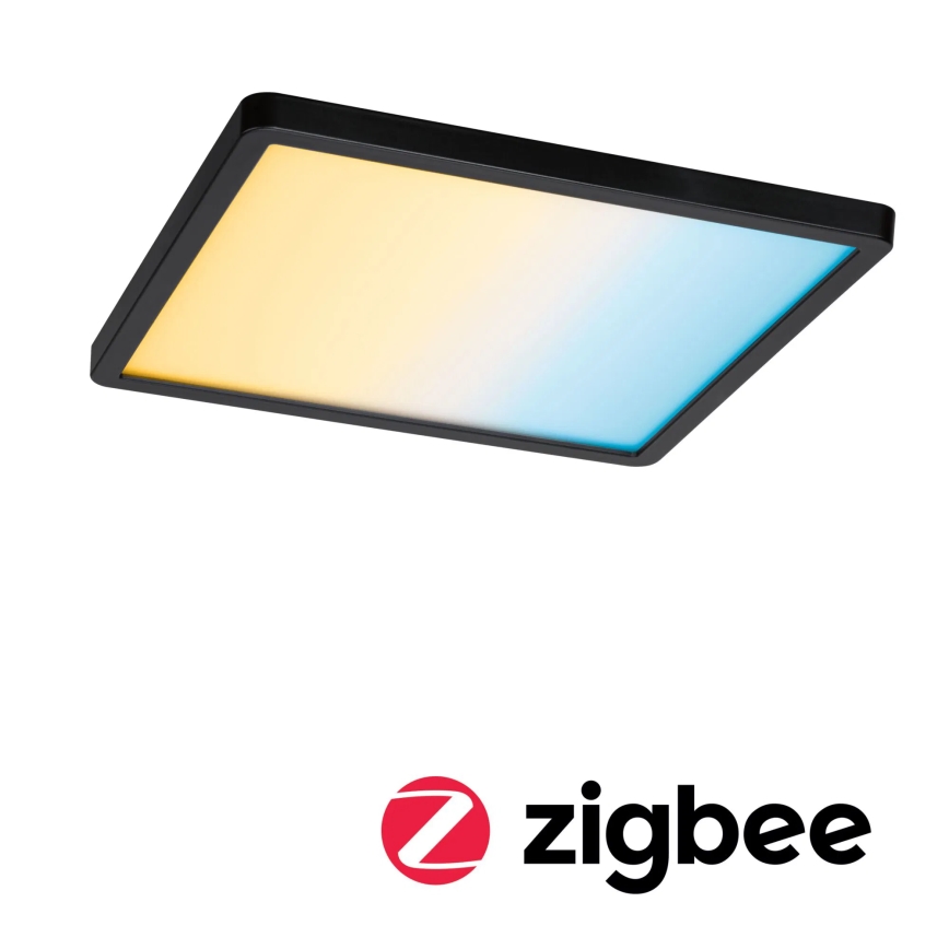 Paulmann 79967 - LED/16W IP44 prigušiva ugradna lampa za kupatilo AREO 230V 23x23 cm crna