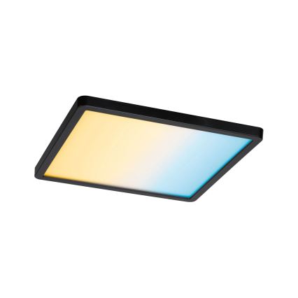 Paulmann 79967 - LED/16W IP44 prigušiva ugradna lampa za kupatilo AREO 230V 23x23 cm crna