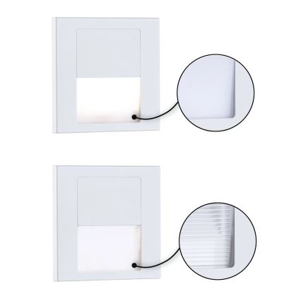 Paulmann 79999 - LED/1W osvetljenje stepeništa TSARO 230V Follow/bela
