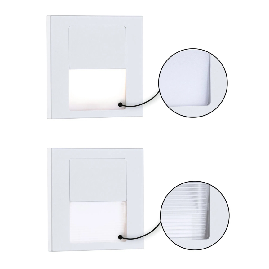 Paulmann 79999 - LED/1W osvetljenje stepeništa TSARO 230V Follow/bela