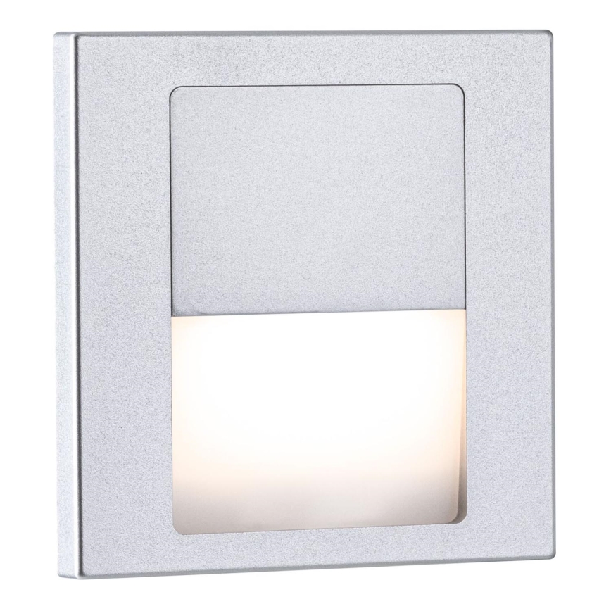 Paulmann 80000 - LED/1W osvetljenje stepeništa TSARO 230V Follow/mat krom