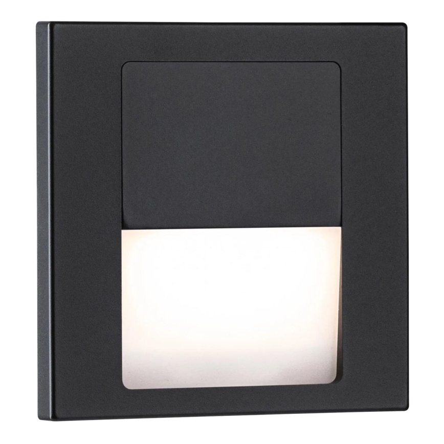 Paulmann 80001 - LED/1W osvetljenje stepeništa TSARO 230V Follow/crno