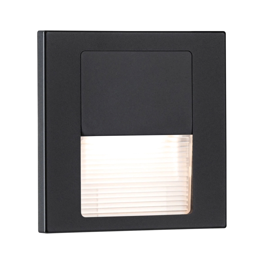 Paulmann 80001 - LED/1W osvetljenje stepeništa TSARO 230V Follow/crno
