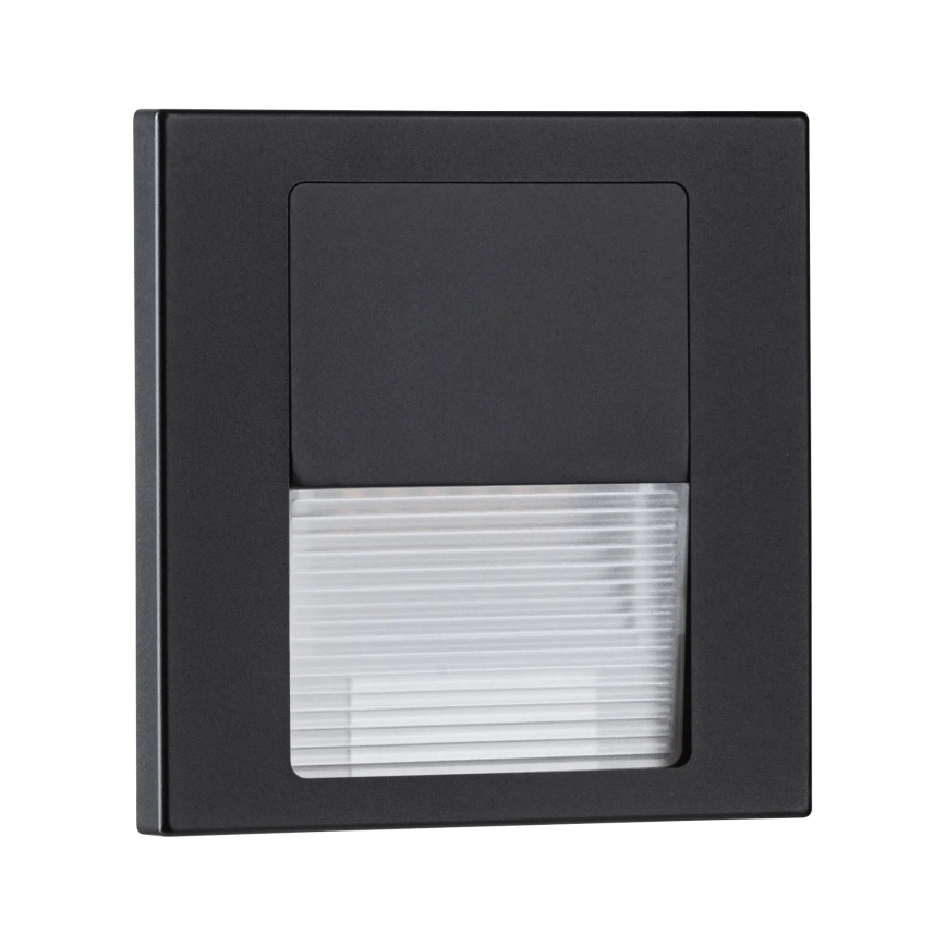 Paulmann 80001 - LED/1W osvetljenje stepeništa TSARO 230V Follow/crno