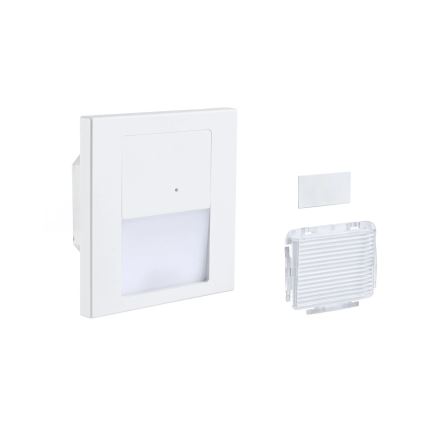 Paulmann 80002 - LED/1W Stubišna Lampa sa senzorom TSARO 230V Lead/bela