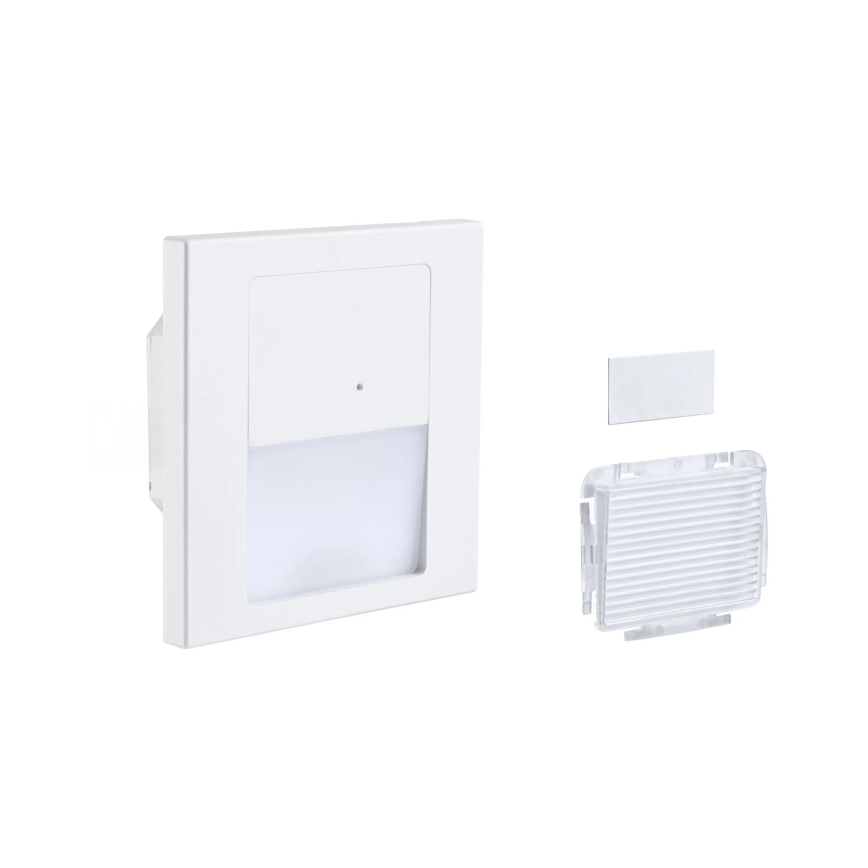 Paulmann 80002 - LED/1W Stubišna Lampa sa senzorom TSARO 230V Lead/bela