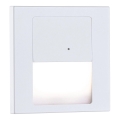 Paulmann 80002 - LED/1W Svetlo za stepenište sa senzorom TSARO 230V Lead/bela