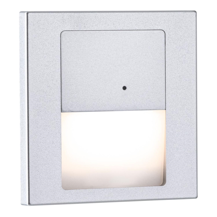 Paulmann 80003 - LED/1W Stubišna Lampa sa senzorom TSARO 230V Lead/mat krom