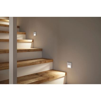 Paulmann 80003 - LED/1W Stubišna Lampa sa senzorom TSARO 230V Lead/mat krom