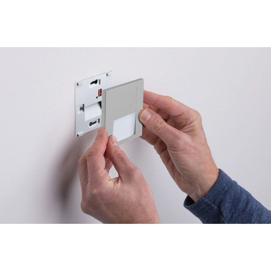 Paulmann 80003 - LED/1W Stubišna Lampa sa senzorom TSARO 230V Lead/mat krom