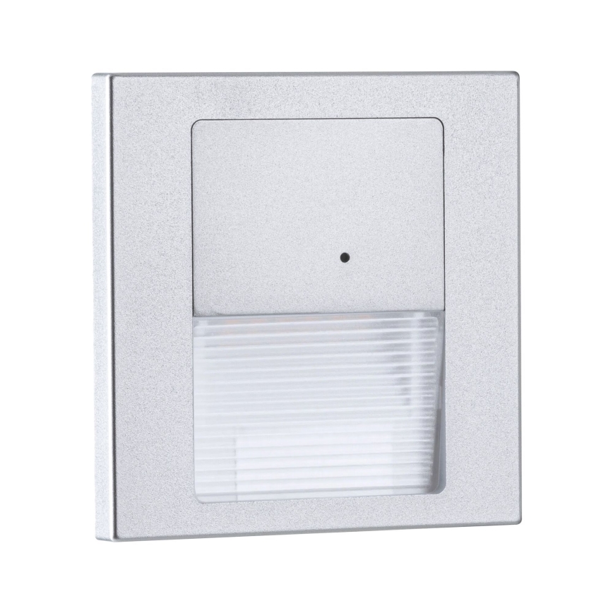 Paulmann 80003 - LED/1W Stubišna Lampa sa senzorom TSARO 230V Lead/mat krom