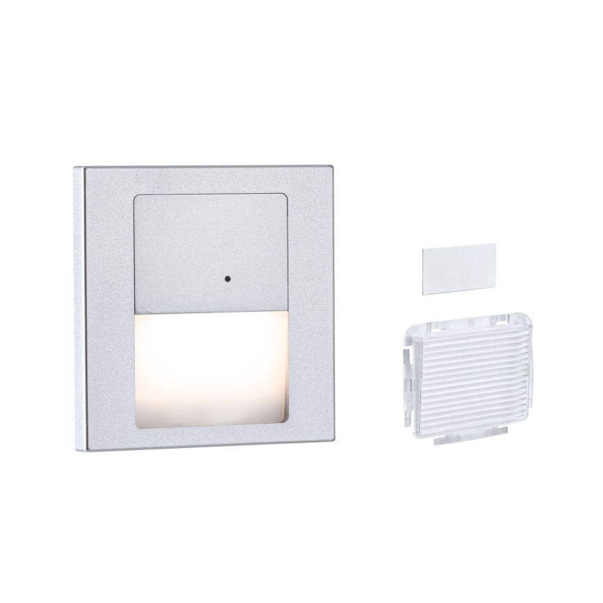 Paulmann 80003 - LED/1W Stubišna Lampa sa senzorom TSARO 230V Lead/mat krom