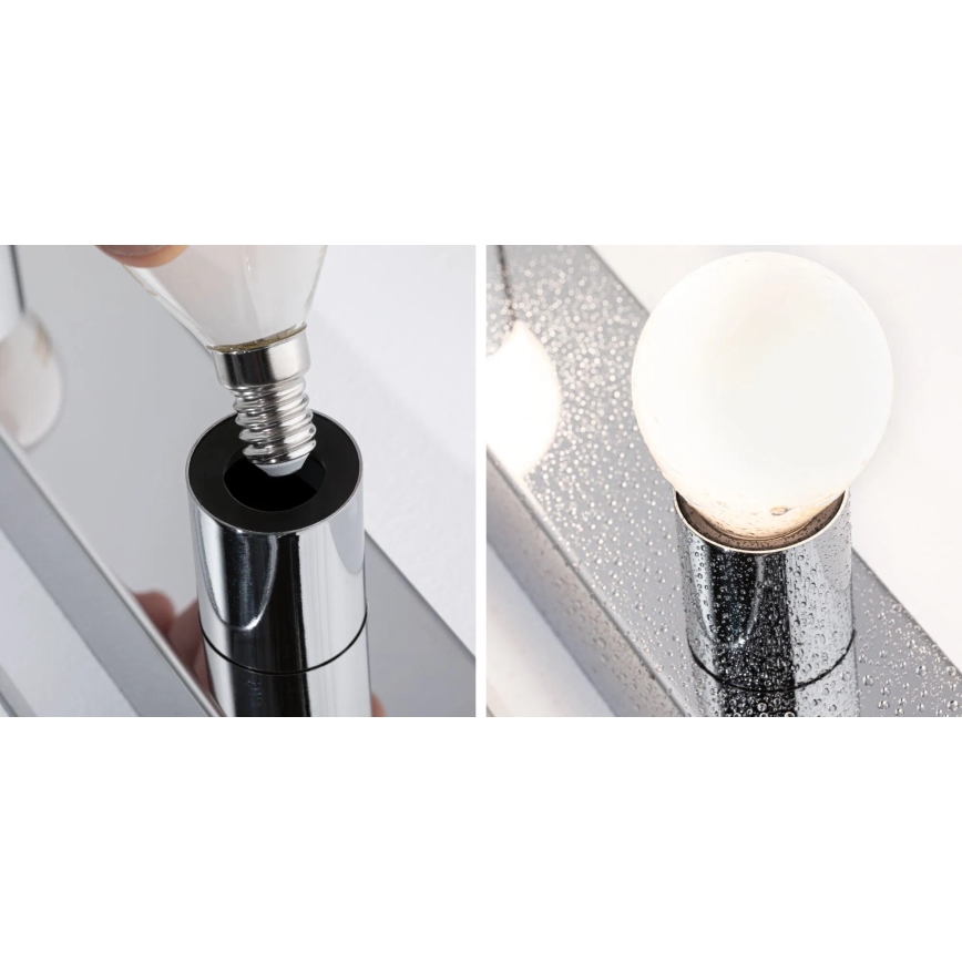 Paulmann 80096 - 3xE14/40W IP44 Rasveta za ogledalo u kupatilu REGULA 230V sjajni krom