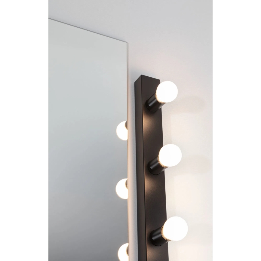 Paulmann 80097 - 3xE14/40W IP44 Rasveta za ogledalo u kupatilu REGULA 230V crno