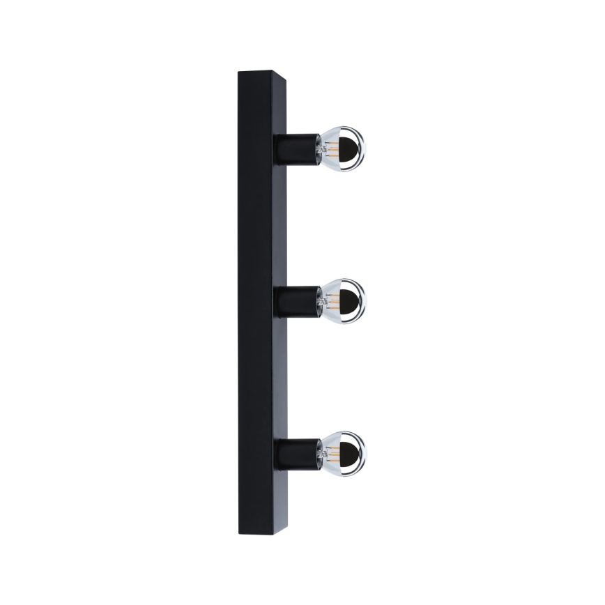 Paulmann 80097 - 3xE14/40W IP44 Rasveta za ogledalo u kupatilu REGULA 230V crno