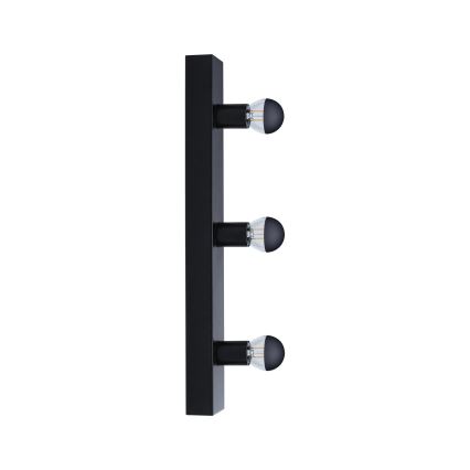 Paulmann 80097 - 3xE14/40W IP44 Rasveta za ogledalo u kupatilu REGULA 230V crno