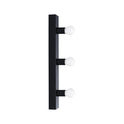 Paulmann 80097 - 3xE14/40W IP44 Rasveta za ogledalo u kupatilu REGULA 230V crno