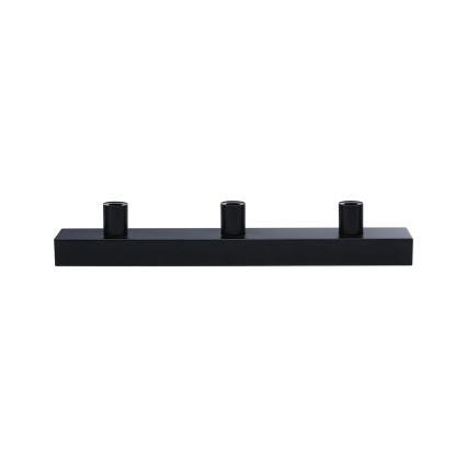 Paulmann 80097 - 3xE14/40W IP44 Rasveta za ogledalo u kupatilu REGULA 230V crno