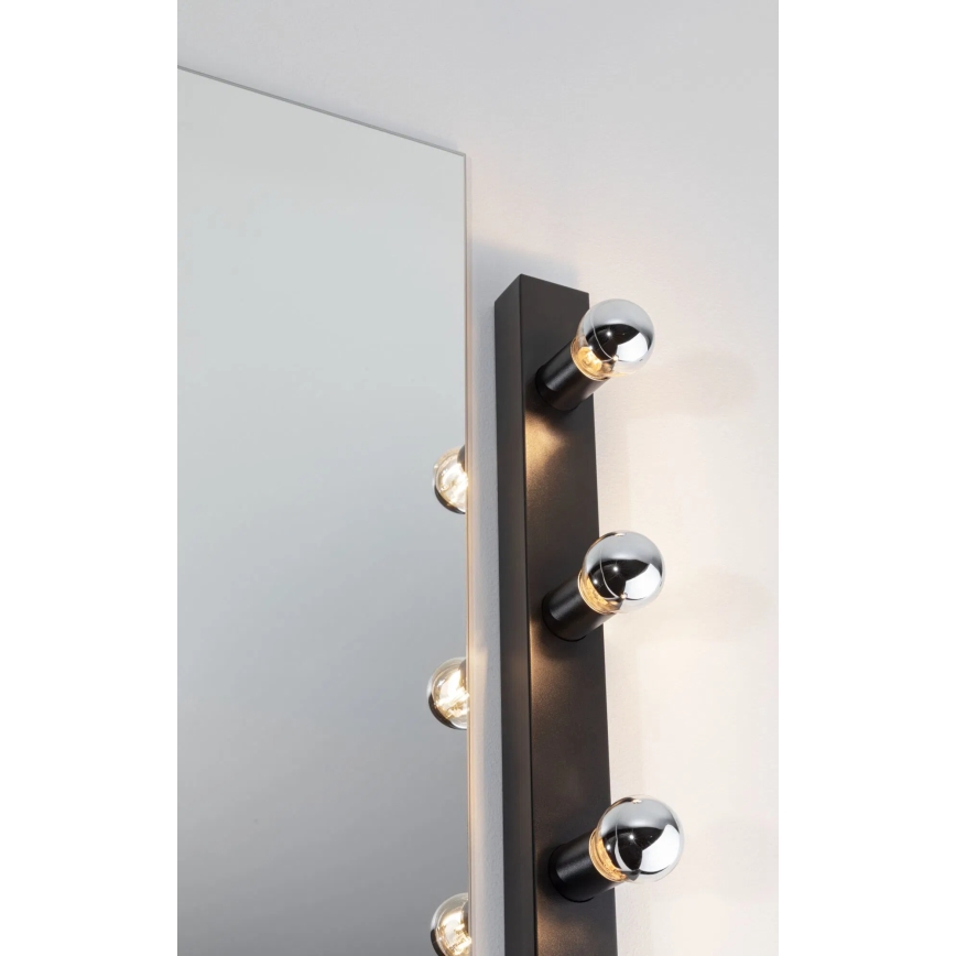 Paulmann 80099 - 4xE14/40W IP44 Rasveta za ogledalo u kupatilu REGULA 230V crno