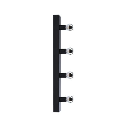 Paulmann 80099 - 4xE14/40W IP44 Rasveta za ogledalo u kupatilu REGULA 230V crno