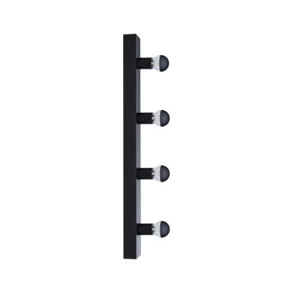 Paulmann 80099 - 4xE14/40W IP44 Rasveta za ogledalo u kupatilu REGULA 230V crno