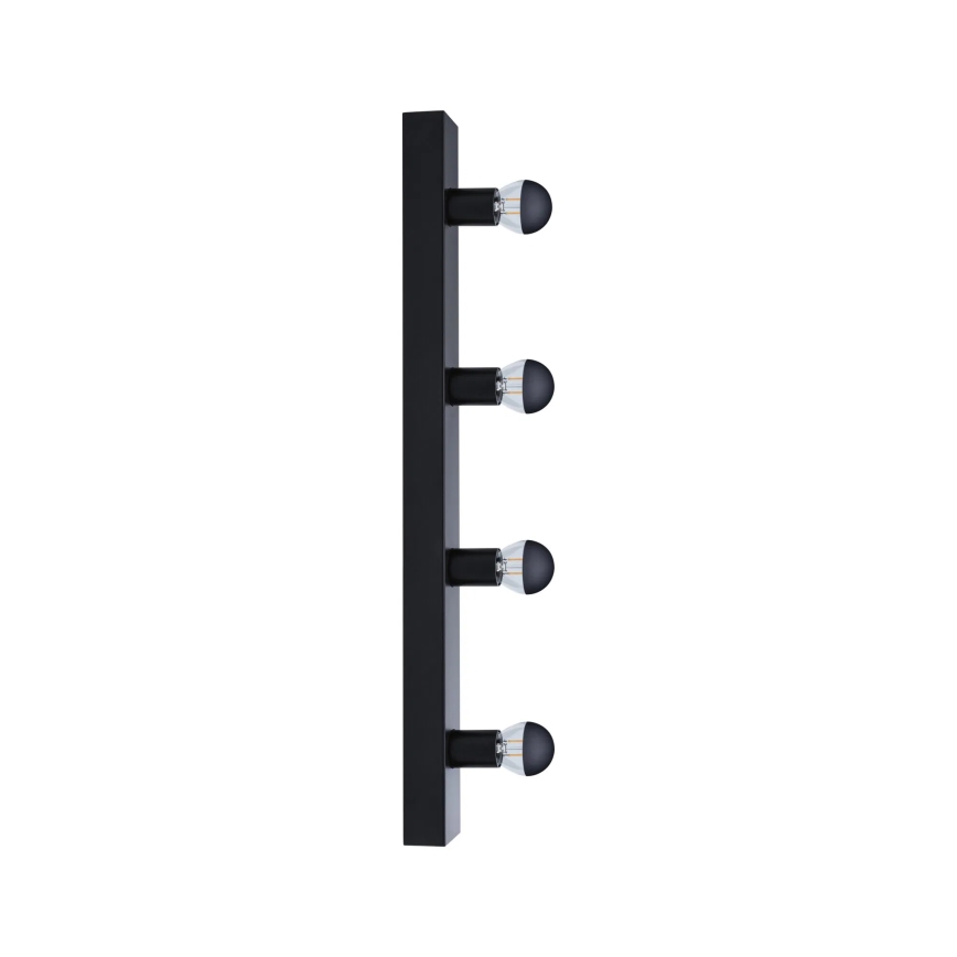 Paulmann 80099 - 4xE14/40W IP44 Rasveta za ogledalo u kupatilu REGULA 230V crno