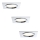 Paulmann 92695 - Set 3xLED/8W Prigušiva ugradbena lampa DICE 230V