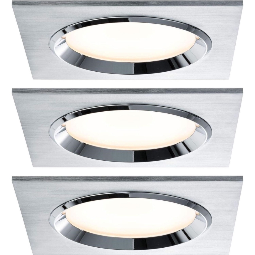 Paulmann 92696 - Set 3xLED/8W Prigušiva ugradbena lampa DICE 230V
