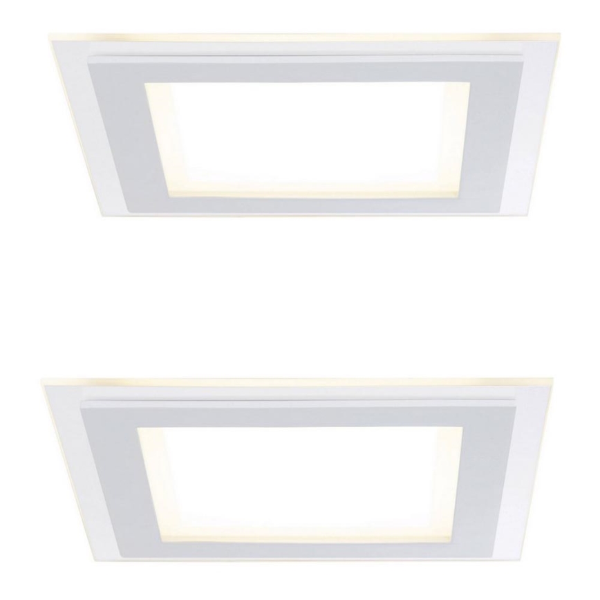 Paulmann 92706 - KOMPLET 2xLED/7,5W prigušiva ugradna plafonska svetiljka DECODICE 230V