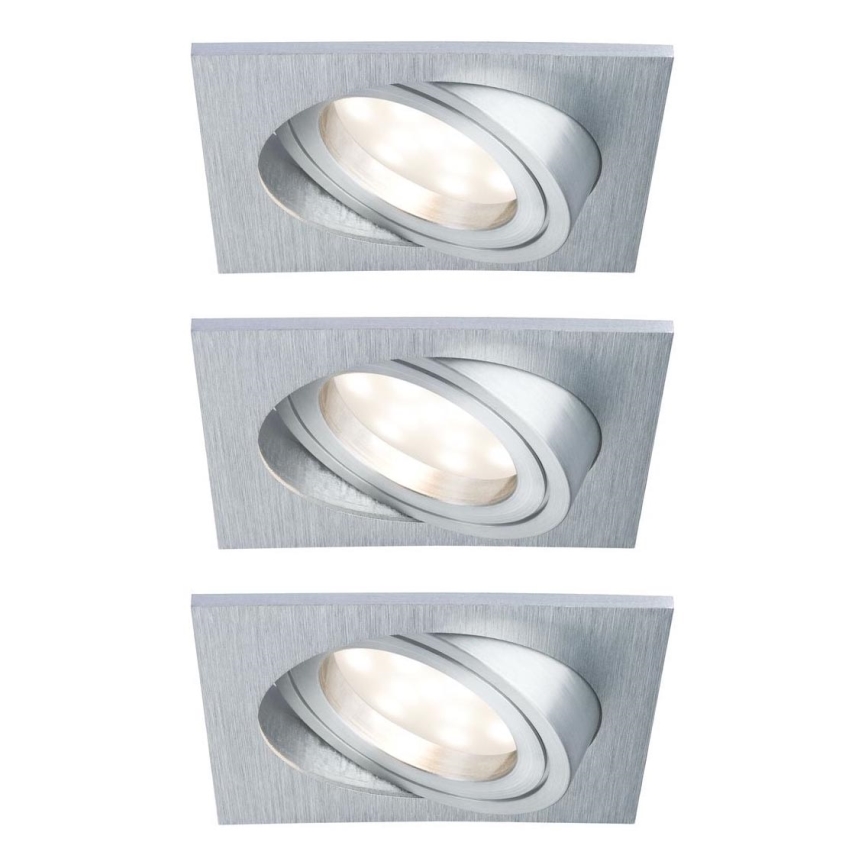 Paulmann 92799 - Set 3x LED/6,8W IP23 ugradbena lampa za kupatilo COIN 230V