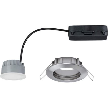 Paulmann 92827 - Set 3xLED/7W IP44 Prigušiva ugradbena lampa za kupatilo COIN 230V