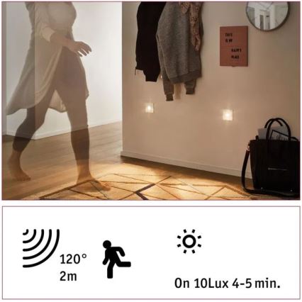Paulmann 92923 - LED/1,1W Stubišna Lampa sa senzorom WAND 230V 2700K