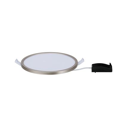 Paulmann 92935 - LED/12W IP44 prigušiva ugradno stropno svetlo za kupatilo AREO 230V prečnik 18 cm mat hrom