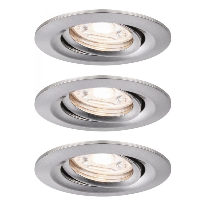 Paulmann 92973 - Set 3xLED/4,2W IP23 Prigušivo osvetljenje za kupatilo COIN 230V