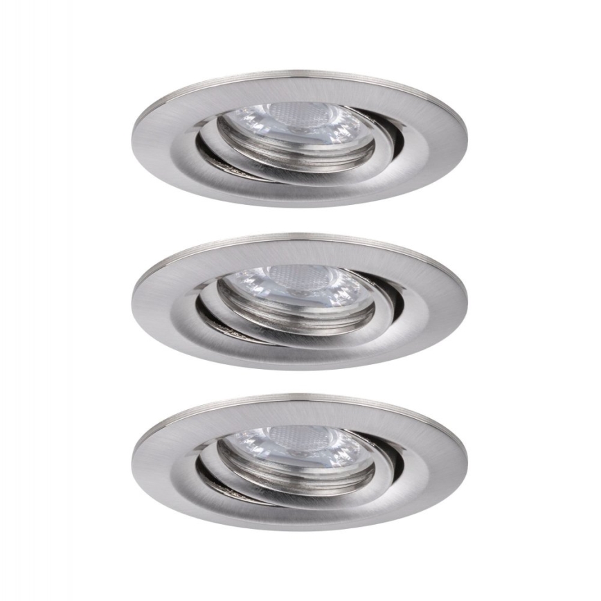 Paulmann 92973 - Set 3xLED/4,2W IP23 Prigušivo osvetljenje za kupatilo COIN 230V