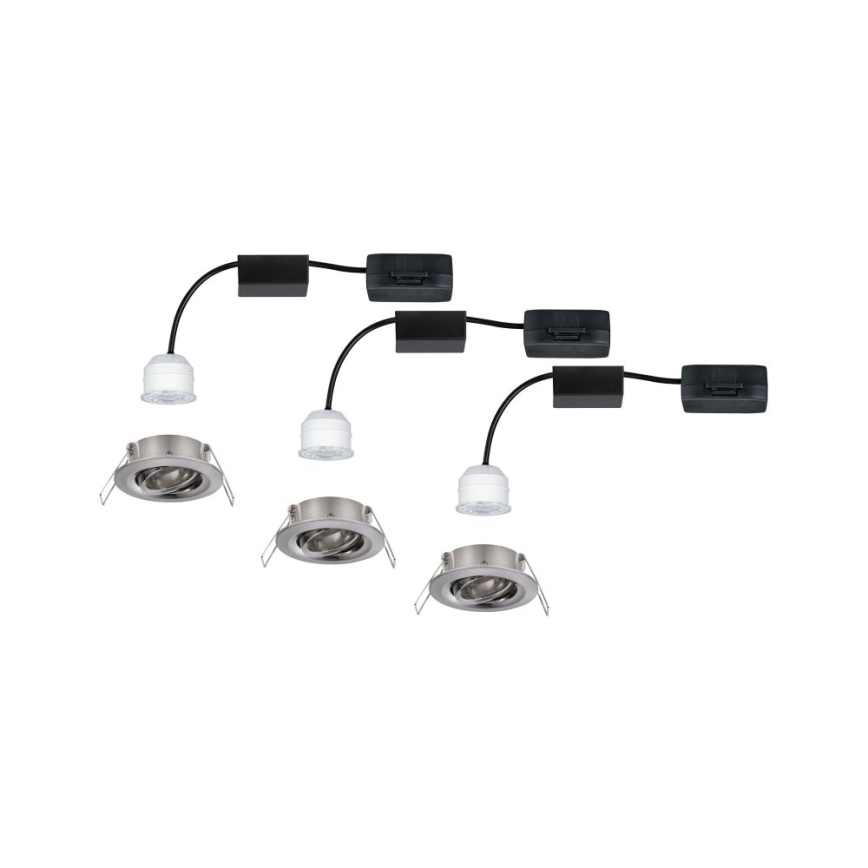 Paulmann 92973 - Set 3xLED/4,2W IP23 Prigušivo osvetljenje za kupatilo COIN 230V
