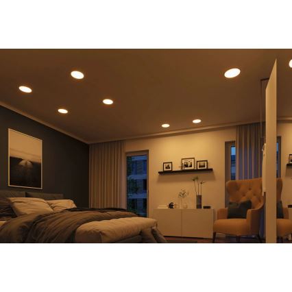 Paulmann 92992 - LED/16W IP44 kupatilsko ugradno svetlo AREO 230V 2000/3000/4000K prečnik 23 cm mat hrom