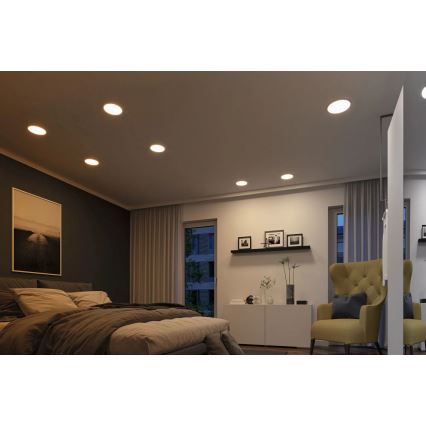 Paulmann 92992 - LED/16W IP44 kupatilsko ugradno svetlo AREO 230V 2000/3000/4000K prečnik 23 cm mat hrom