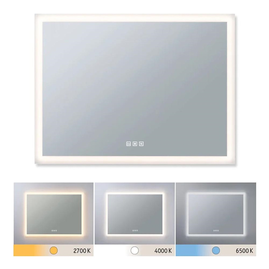 Paulmann 93013 - LED/22W IP44 Prigušivo kupaonsko grejano ogledalo sa pozadinskim osvetljenjem 230V  2700/4000/6500K