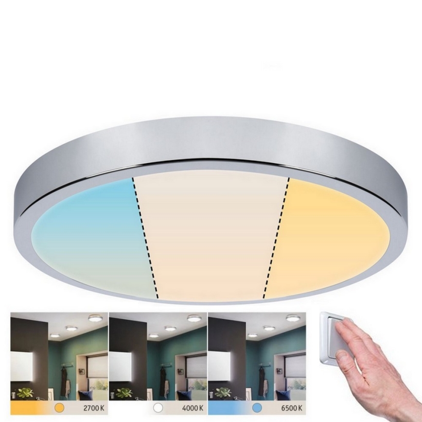 Paulmann 93023 - LED/24W IP44 Plafonjera za kupatilo AVIAR 230V 2700/4000/6500K
