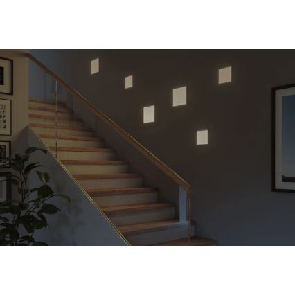 Paulmann 93059 - LED/13W IP44 prigušiva ugradna plafonska lampa za kupatilo AREO 230V 17,5x17,5 cm bela