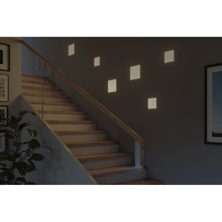 Paulmann 93059 - LED/13W IP44 prigušiva ugradna plafonska lampa za kupatilo AREO 230V 17,5x17,5 cm bela