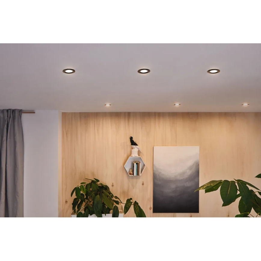 Paulmann 93080 - Set 3xLED/6W IP23 Prigušiva ugradbena lampa za kupatilo COIN 230V