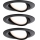 Paulmann 93080 - Set 3xLED/6W IP23 Prigušiva ugradbena lampa za kupatilo COIN 230V