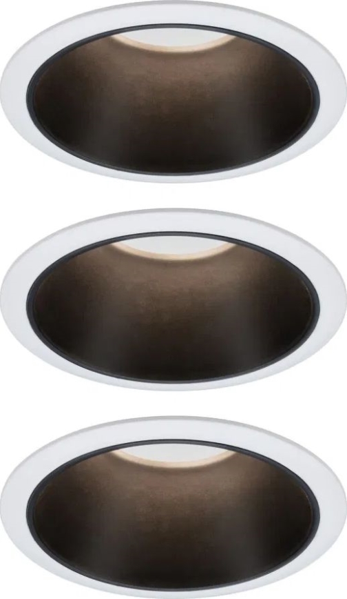 Paulmann 93402 - Set 3xLED/6W IP44 Prigušiva ugradbena lampa za kupatilo COLE 230V